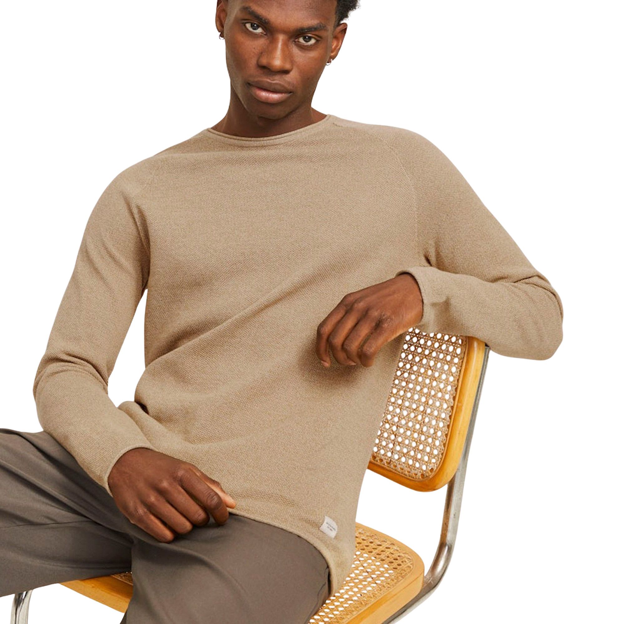Jack & Jones Essential Hill Knit Crew Neck Sweater Men | Plutosport